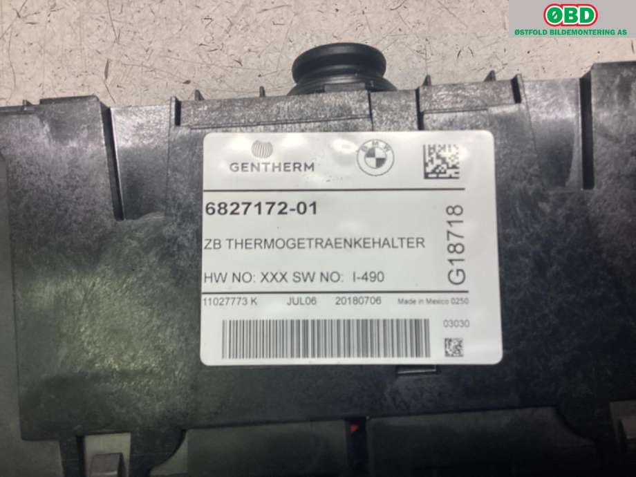 Dashbord koppholder til BMW X5 2018-->> (G05) (G05) (BMW|51 16 6 827 173|)