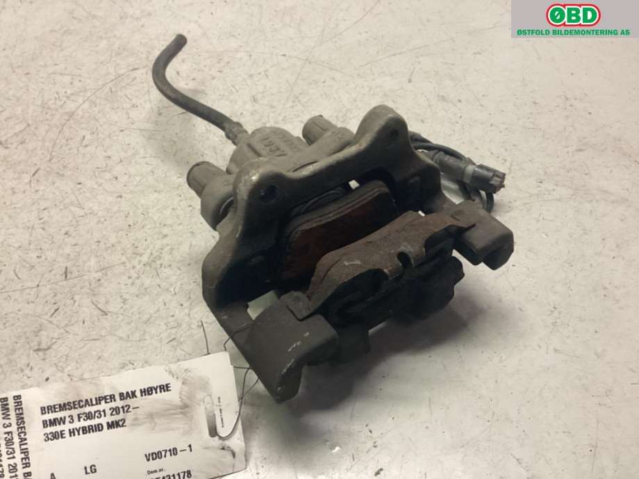 Bremsecaliper høyre bak til BMW 3-Serie 2012-2018 (F30/F31/F34) (F30/F31/F34) (BMW|34 21 6 850 858|)