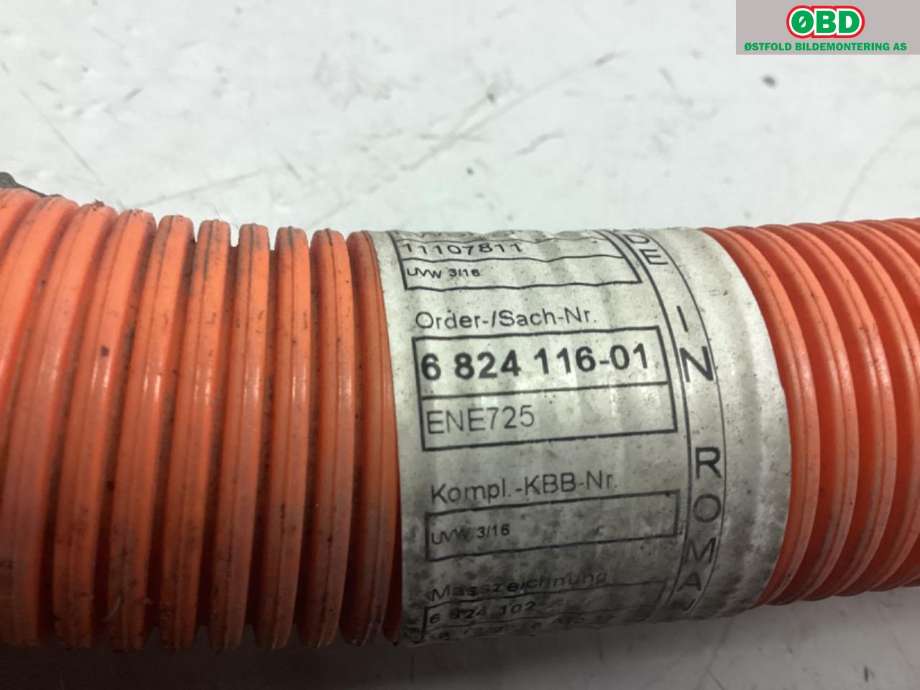 Kabel høy volt (HV) hybrid til BMW 3-Serie 2012-2018 (F30/F31/F34) (F30/F31/F34) (BMW|61 12 6 824 116||6824116)