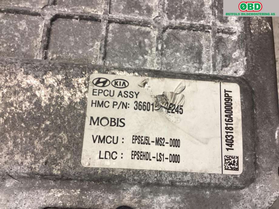Inverter elbil til Kia Soul 2009-2013 (Type I)  (366010E245|)
