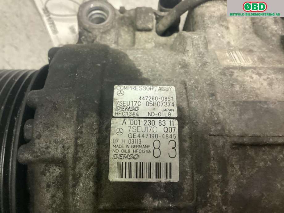 Aircondition kompressor til Mercedes GL 2006-2012 (X164) (X164) (MERCEDES|A 001 230 83 11|)