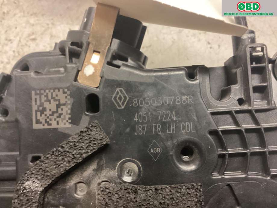 Låsekasse venstre foran til Renault Captur 2013-2020 (Type I)  (RENAULT|805030788R|805031332R|)