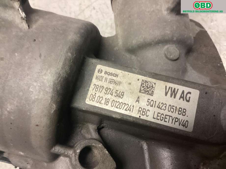 Tannstang elektrisk til VW Golf VII 2017-2020 (Fase 2)  (VOLKSWAGEN|5Q1 423 055 M|5Q1 423 055 MX|)