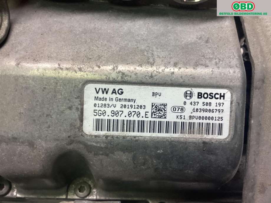 Inverter hybrid til VW e-Golf 2017-2020 (Fase 2)  (VOLKSWAGEN|5G0 907 070 E||5G0907070E)