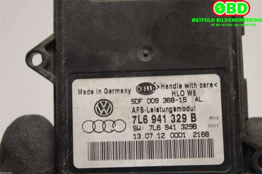Styreenhet xenon/ballast til VW Golf VI 2008-2012 (VOLKSWAGEN|7L6 941 329 B||7L6941329B)
