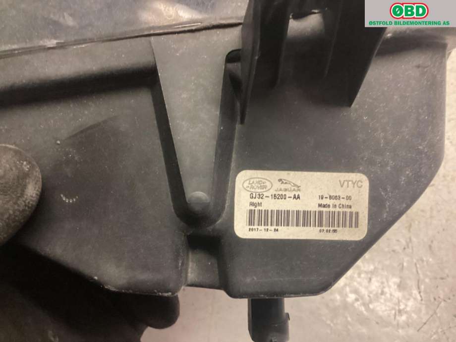 Tåkelykt høyre foran til Land Rover Range Rover, Evoque 2011-2019 (Type I) (LAND-ROVER|LR072645||GJ3215200AA)