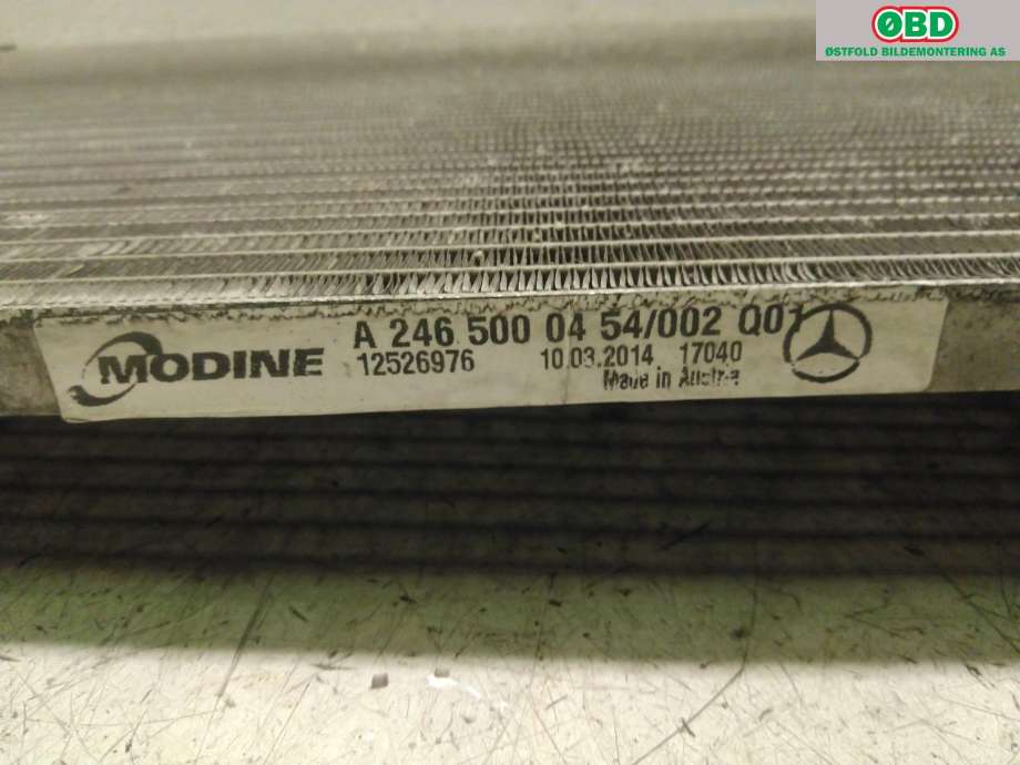 Aircondition radiator til Mercedes A-Klasse 2012-2018 (W176) (W176) (MERCEDES|A 246 500 00 54|)