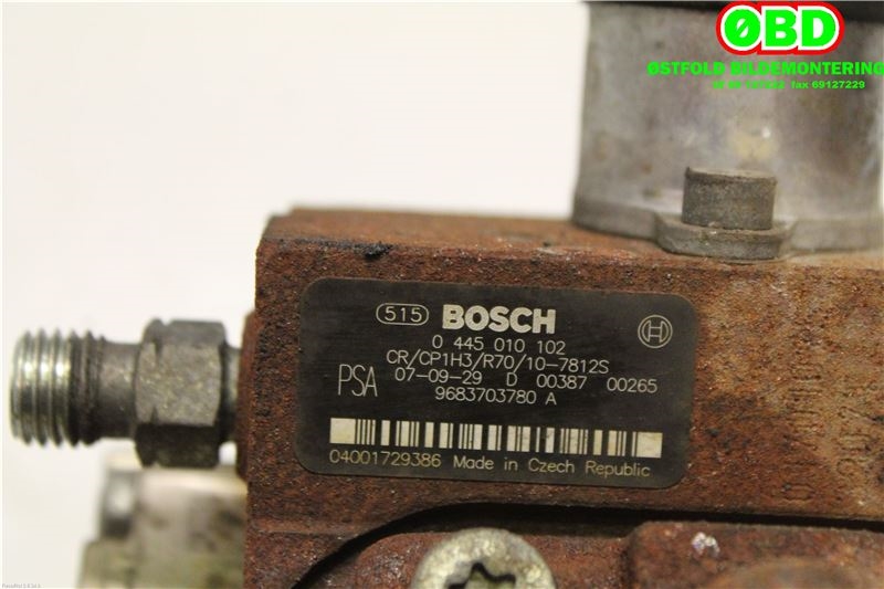 Dieselpumpe til Ford Focus 2004-2007 (Type II, Fase 1)  (FORD|1496269|0445010102|9683703780)