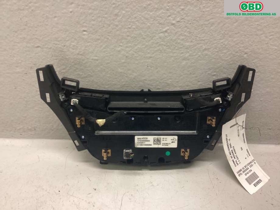 Varmeapparat betjening til Opel Insignia A 2014-2017  (OPEL|90924559|)