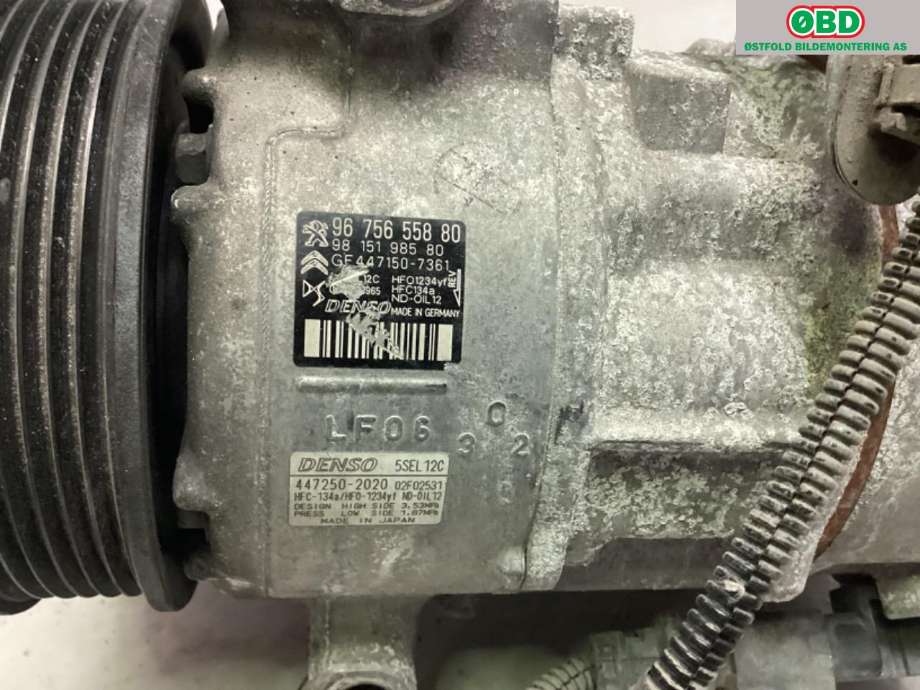 Aircondition kompressor til Peugeot Partner 2019-->> (Type III)  (PEUGEOT|98 151 985 80||9815198580)