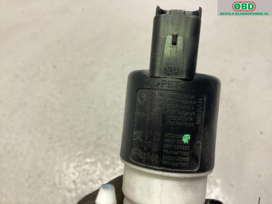 Spylerpumpe foran til Peugeot Partner 2019-->> (Type III)  (PEUGEOT|98 206 691 80|)