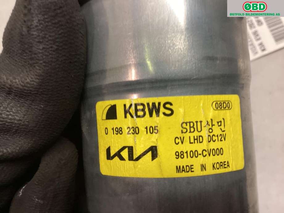 Viskermotor frontrute til Kia EV6 2021-->>  (KIA EV6 GT KOMBI||98100CV000)