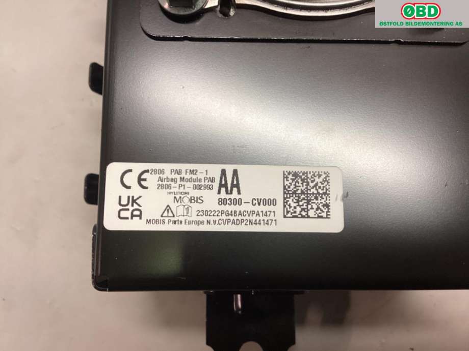 Airbag passasjer til Kia EV6 2021-->>  (KIA EV6 GT KOMBI|80300CV000|)