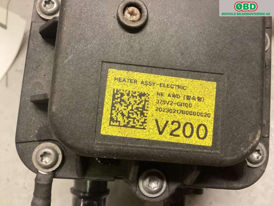 Motorvarmer elektrisk til Kia EV6 2021-->>  (KIA EV6 GT KOMBI|375V2GI100|)