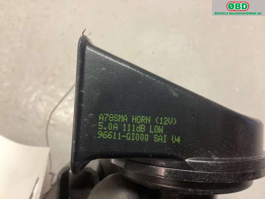 Horn/signalhorn til Kia EV6 2021-->>  (KIA EV6 GT KOMBI|96611GI000|)
