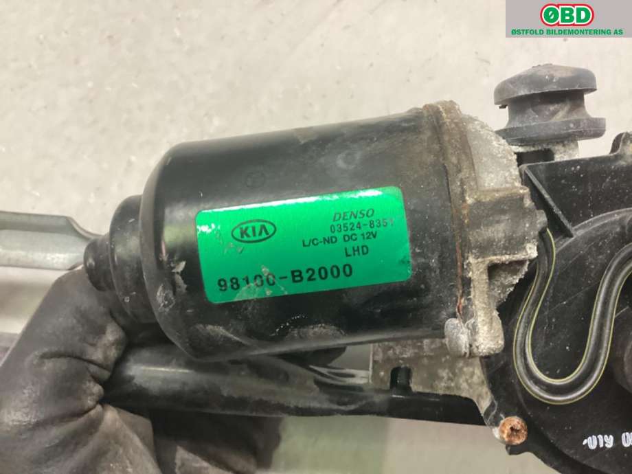 Viskermotor frontrute til Kia e-Soul 2019-->> (Type III)  (KIA|98100B2000|)