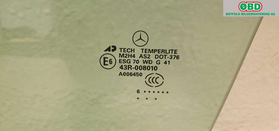 Siderute venstre foran til Mercedes GL 2006-2012 (X164) (X164) (MERCEDES|A 164 725 09 10|)