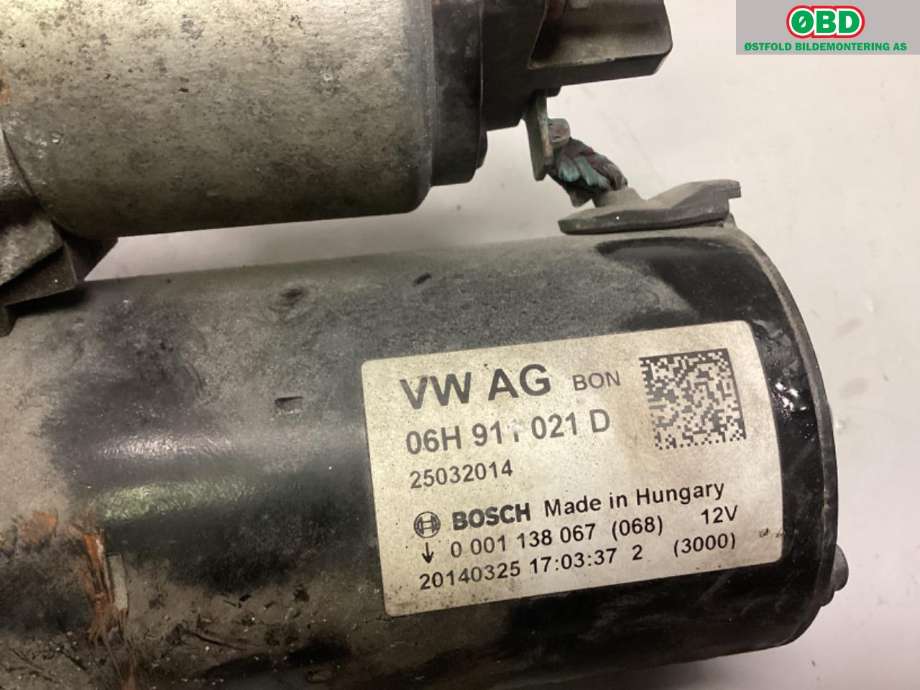 Starter til Audi A4 2007-2014 (Type IV) (B8) (B8) (AUDI|06H 911 021 D|)