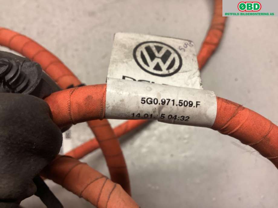 Kabel høy volt (HV) hybrid til VW e-Golf 2014-2017 (Fase 1)  (VOLKSWAGEN|5G0 971 509 H|5G0 971 509 N|5G0971509F)