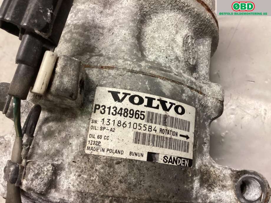 Aircondition kompressor til Volvo V40 2012-2019  (VOLVO|36010255|)