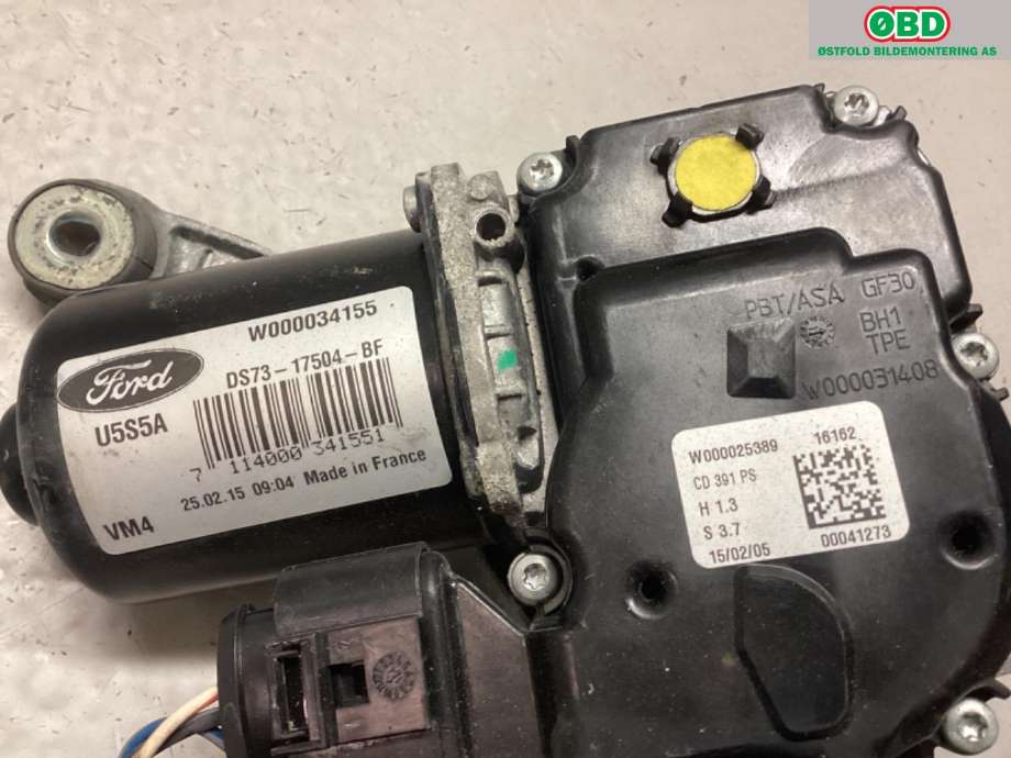 Viskermotor frontrute til Ford Mondeo 2014-2019 (Type V, Fase 1)  (FORD|2512454|W000034155|DS7317504BF)
