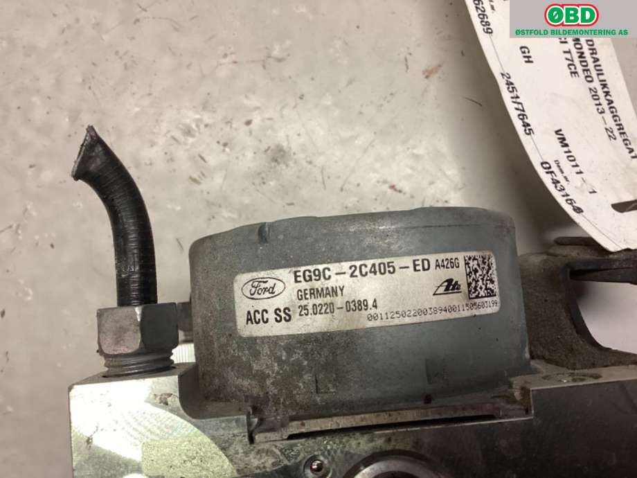 ABS sentral til Ford Mondeo 2014-2019 (Type V, Fase 1)  (FORD|2038579|)