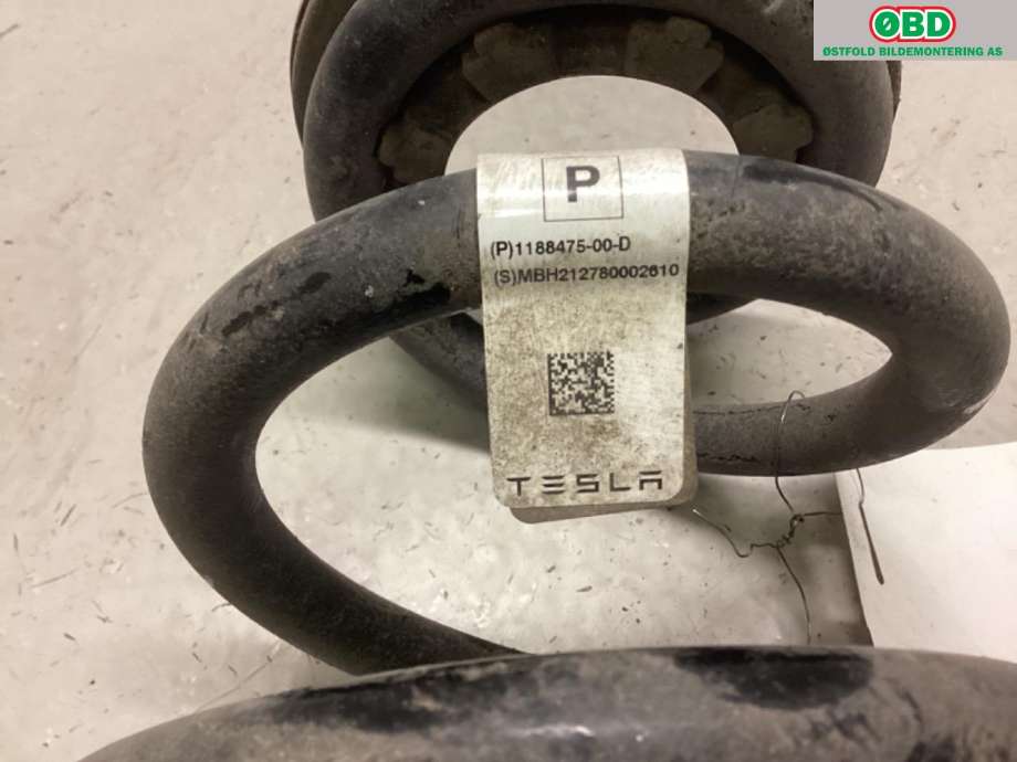Fjær bak spiralfjær til Tesla Model Y 2021-2024 (Type I)  (TESLA|1188475-00-D|)