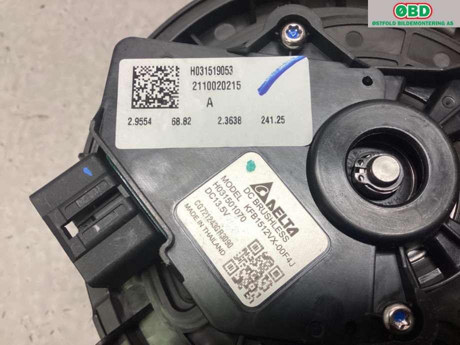 Varmeapparat motor til Tesla Model Y 2021-2024 (Type I)  (TESLA|1539475-00-A|)