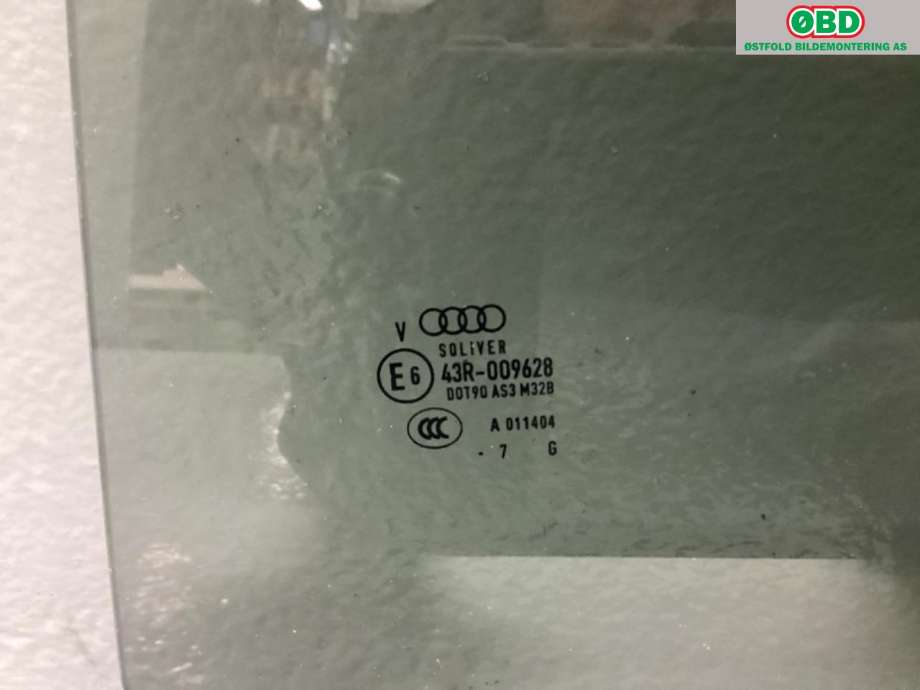 Siderute venstre bak til Audi A1 2015-2018 (Type I, Fase 2) (AUDI|8X4 845 205 A|)