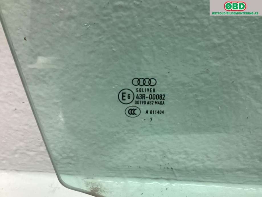 Siderute høyre foran til Audi A1 2015-2018 (Type I, Fase 2)  (AUDI|8X4 845 202|)