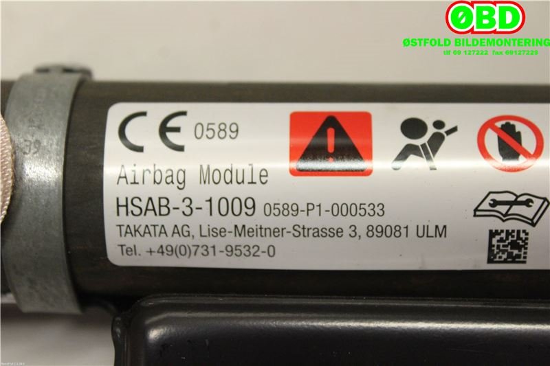 Airbag gardin venstre til Nissan Navara 2016-->> (D23) (D23) (NISSAN||HSAB31009|0589P1000533)