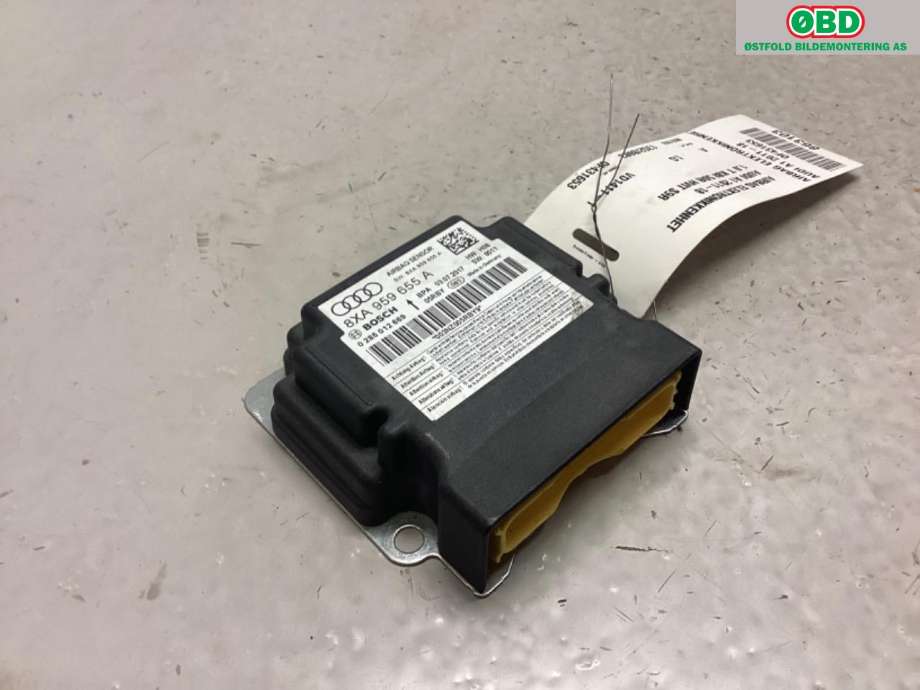 Airbag elektronikk til Audi A1 2015-2018 (Type I, Fase 2) (AUDI|8XA 959 655 A||8XA959655A)