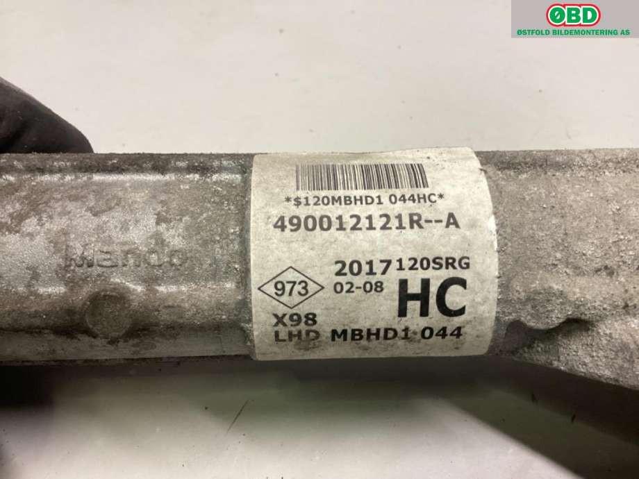 Tannstang elektrisk til Renault Clio 2016-2019 (Type IV, Fase 2)  (RENAULT|490012121R|)