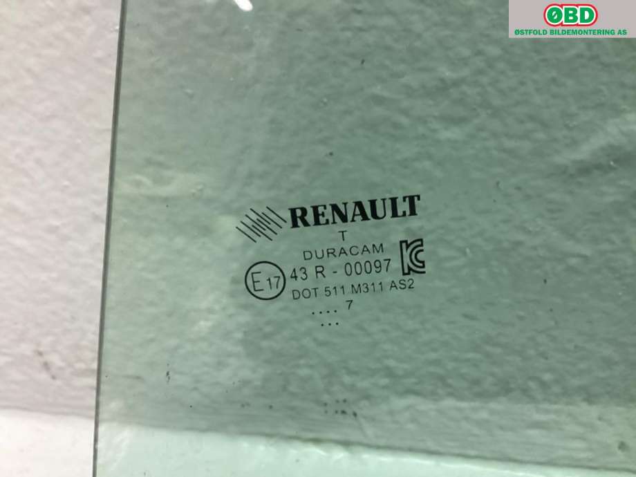 Siderute venstre bak til Renault Clio 2016-2019 (Type IV, Fase 2)  (RENAULT|823018786R|)