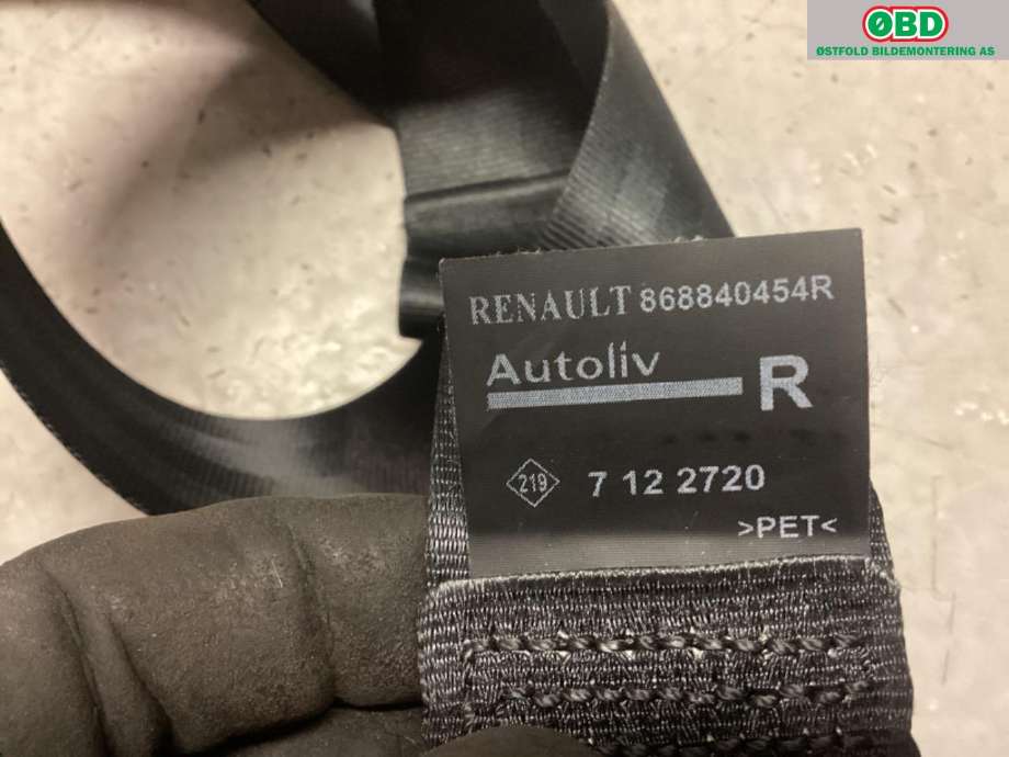 Airbag beltestrammer til Renault Clio 2016-2019 (Type IV, Fase 2)  (RENAULT|)