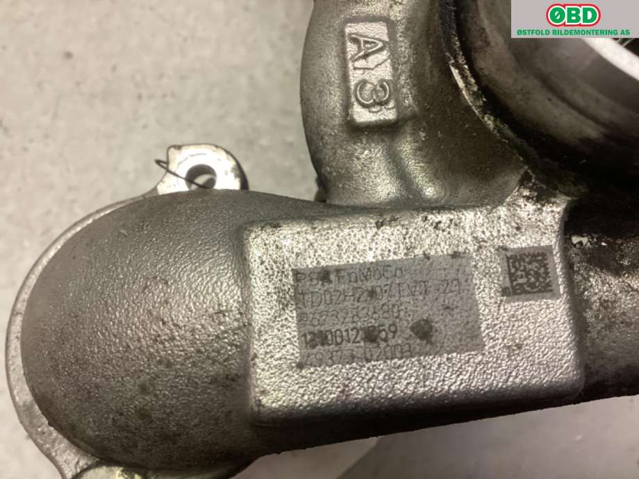 Turbo til Peugeot Partner 2008-2015 (Type II, Fase 1)  (PEUGEOT|0375 Q9|)