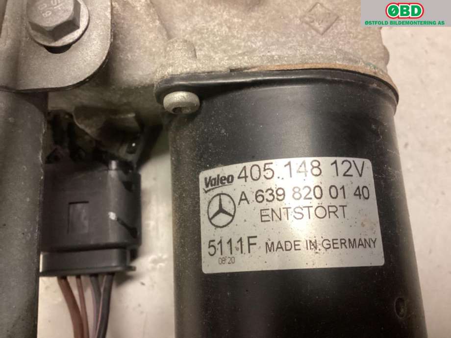 Viskermotor frontrute til Mercedes Vito/Viano 2010-2014 (Fase 2) (W639) (W639) (MERCEDES|A 639 820 01 40|)