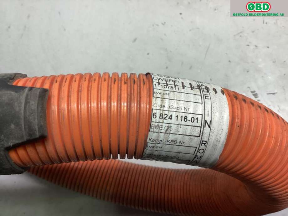 Kabel høy volt (HV) hybrid til BMW 3-Serie 2012-2018 (F30/F31/F34) (F30/F31/F34) (BMW|61 12 6 824 116|)