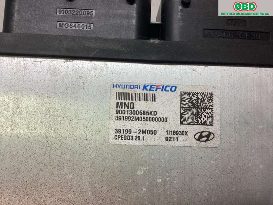 Styreenhet motor til Hyundai Tucson 2021-->>  (HYUNDAI|39131-2MNK0||391992M050)