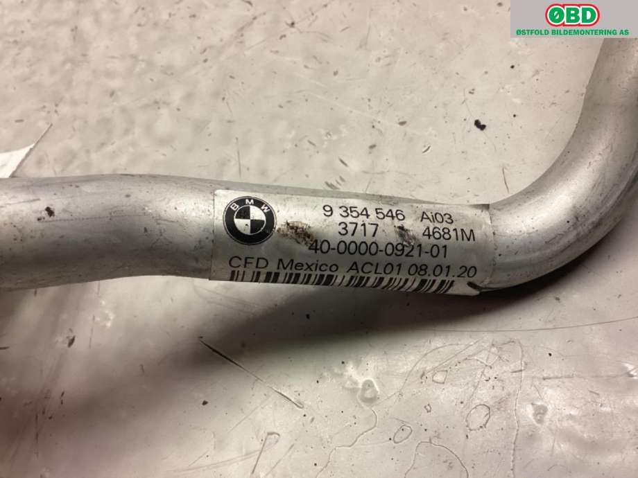 Aircondition rør til BMW X3 2017-->> (G01) (G01) (BMW|64 53 9 354 546|)