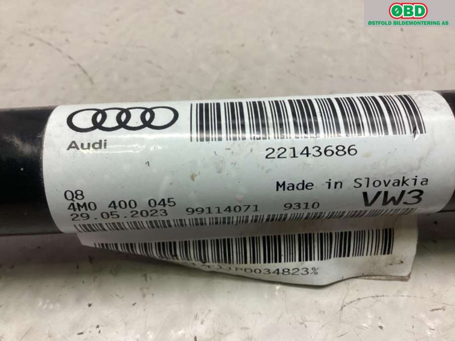 Stabilisatorstag foran til Audi Q8 2019-->> (Audi Q8 60 TFSI hybr|4M0 411 305 B|)