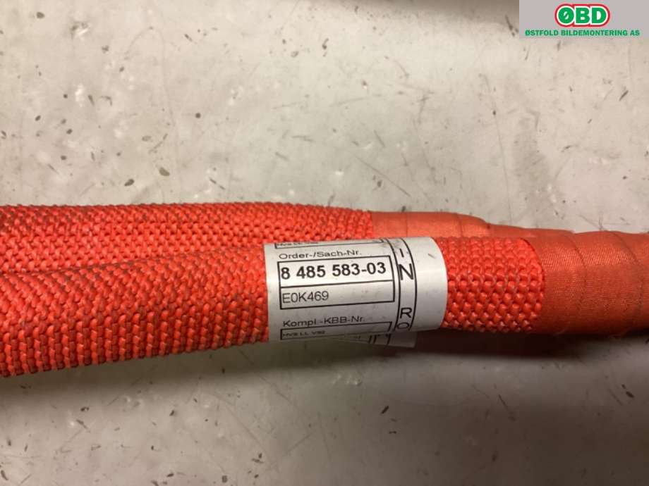 Kabel høy volt (HV) hybrid til BMW X3 2017-->> (G01) (G01) (BMW|61 12 8 485 583|)