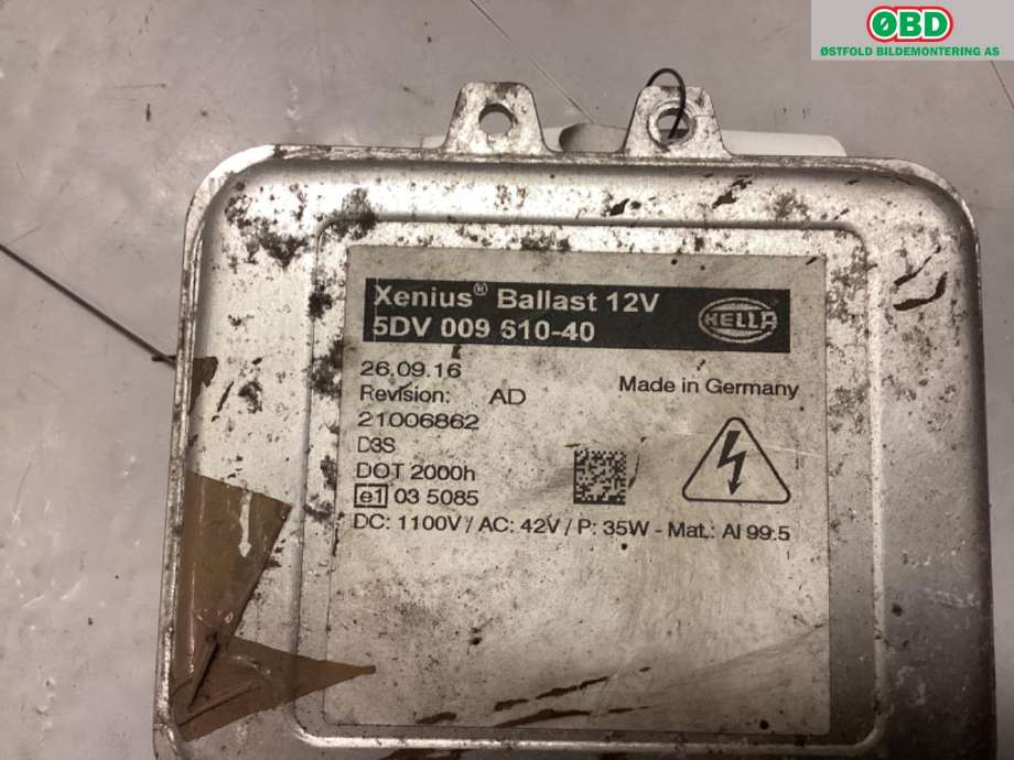 Styreenhet xenon/ballast til Mercedes Sprinter 2013-2018 (Fase 2) (906) (906) (MERCEDES|A 906 826 00 02|)