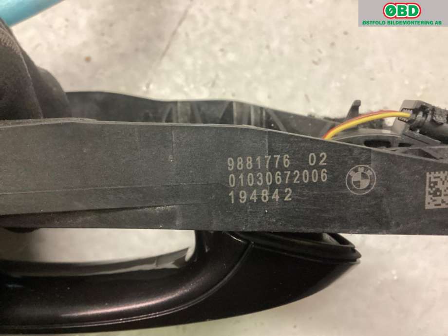 Dørhåndtak utv høyre bak til BMW X3 2017-->> (G01) (G01) (BMW|51 21 7 401 206|51 21 8 492 028|)