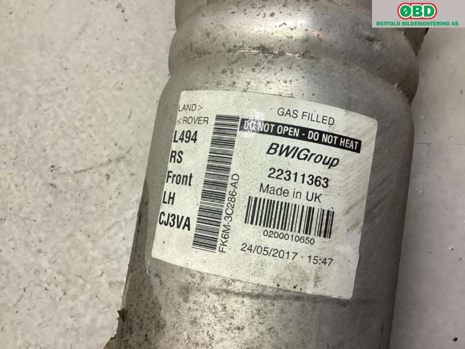 Fjær foran nivå luftpute/belg til Land Rover Range Rover Sport 2013-->> (LAND-ROVER|LR087099||FK6M3C286AD)