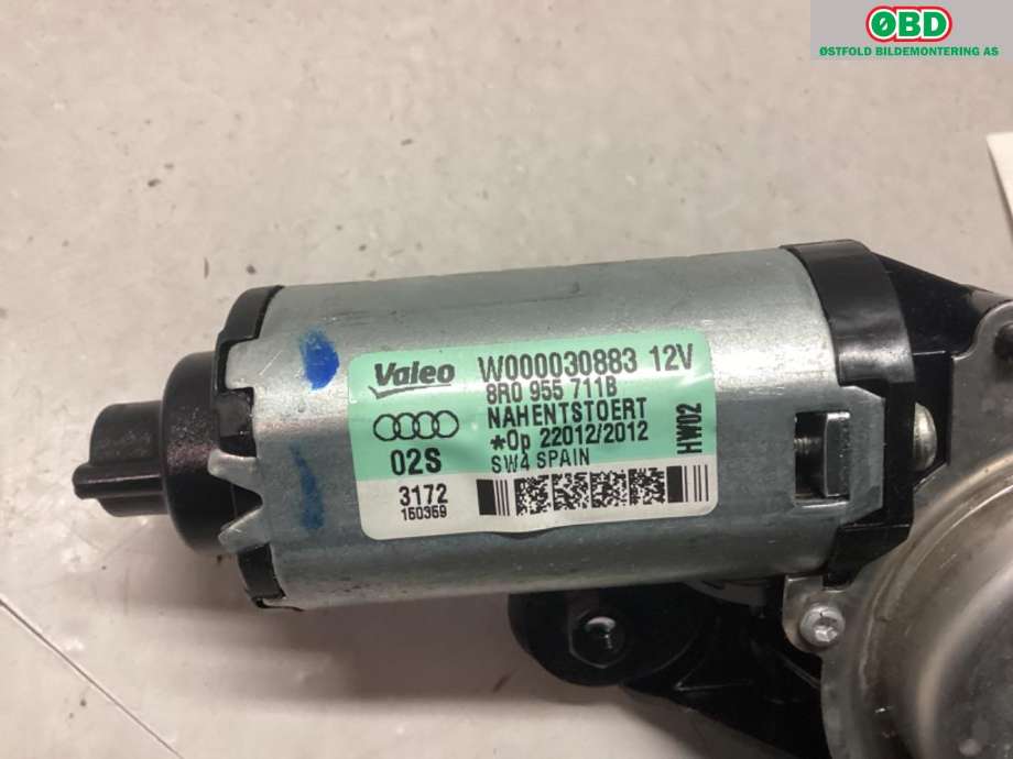 Viskermotor bakrute til Audi Q5 2012-2017 (Type I, Fase 2) (AUDI|8R0 955 711 B|W000030883|8R0955711B)