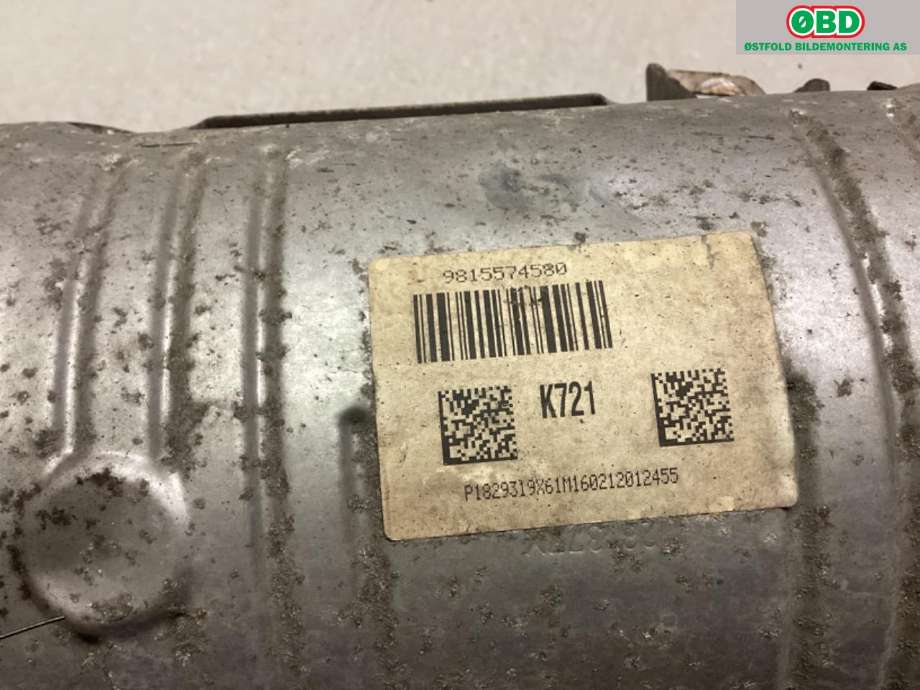 Katalysator til Peugeot 508 2014-2018 (Type I, Fase 2)  (PEUGEOT|9815574580|)