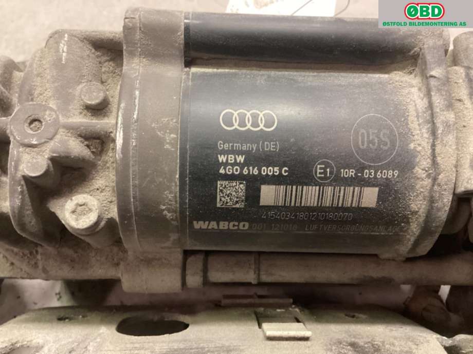 Kompressor nivå/luft til Audi A6, Allroad 2012-2014 (Type III, Fase 1) (C7) (C7) (AUDI|4G0 616 005 D|)