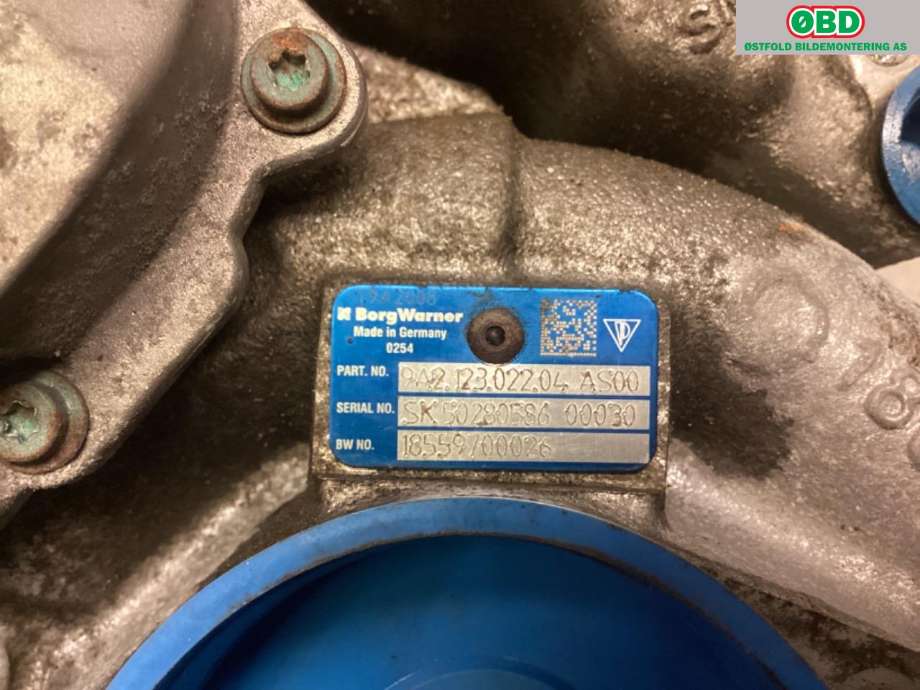 Turbo til Porsche Boxster/Cayman 2016-->> (982) (982) (PORSCHE|9A2 123 022 04|)