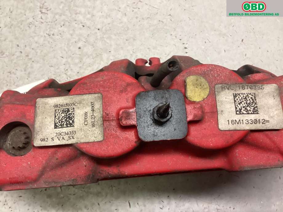 Bremsecaliper venstre foran til Porsche Boxster/Cayman 2016-->> (982) (982) (PORSCHE|982 615 123 C|)